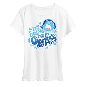 Disney / Pixar's Inside Out 2 Sadness Women's It's Going To Be OK Graphic Tee