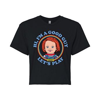 Juniors' Chucky Let's Play Cropped Tee