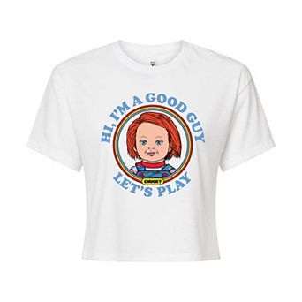 Juniors' Chucky Let's Play Cropped Tee