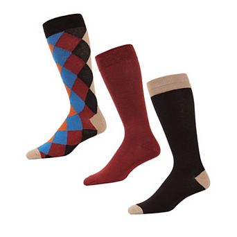 Diamondlap Cotton Blend Crew Sock 3 Pack