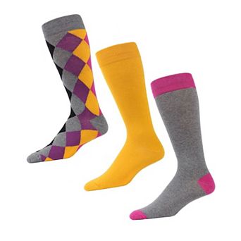 Diamondlap Cotton Blend Crew Sock 3 Pack