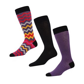 Colorvron Cotton Blend Crew Sock 3 Pack
