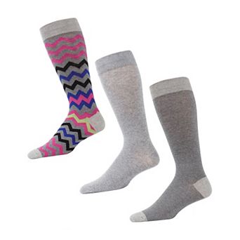 Colorvron Cotton Blend Crew Sock 3 Pack