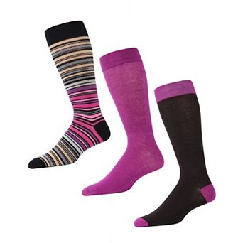 Striptrast Cotton Blend Crew Sock 3 Pack