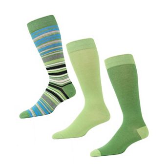 Striptrast Cotton Blend Crew Sock 3 Pack