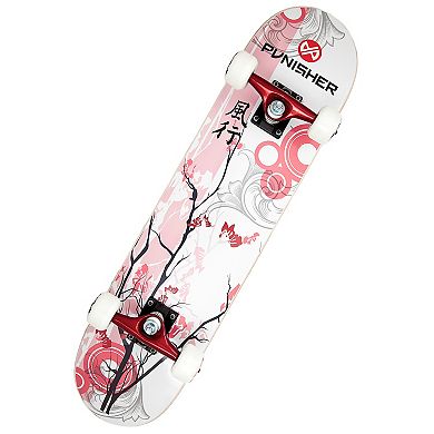 Punisher 31.5" Cherry Blossom Skateboard