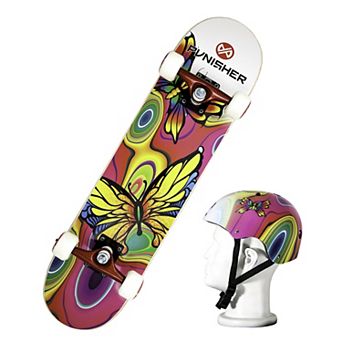 Punisher Butterflly Skateboard Combo