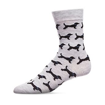 Men's Black Labrador Retriever Luxuriously Soft Cashmere Crew Sock