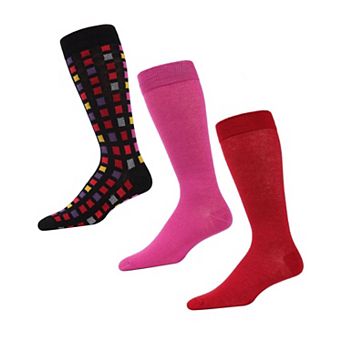 Swatch Box Cotton Blend Crew Sock 3 Pack