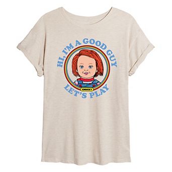 Juniors' Chucky Let's Play Oversized Tee