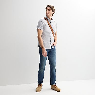 Men's Sonoma Goods For Life® Short Sleeve Perfect Length Shirt