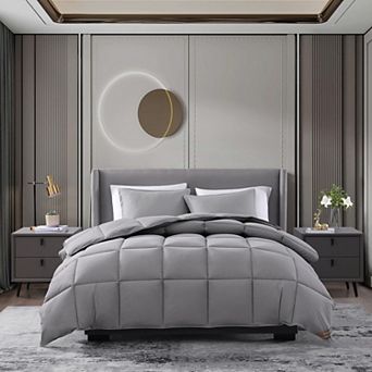 Hotel Laundry Charcoal Infused Down Alternative All-Season Comforter