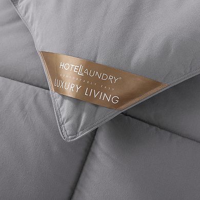 Hotel Laundry Charcoal Infused Down Alternative All-Season Comforter