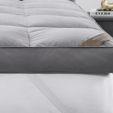 Hotel Laundry 4-in. Charcoal Infused Natural Down Top Mattress Topper