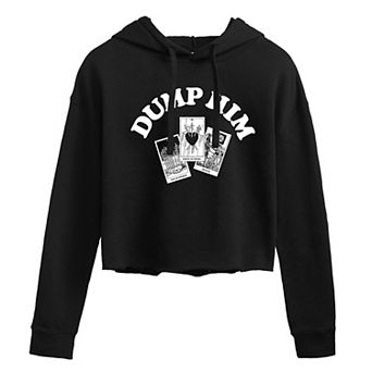 Juniors' Dump Him Tarot Cropped Hoodie