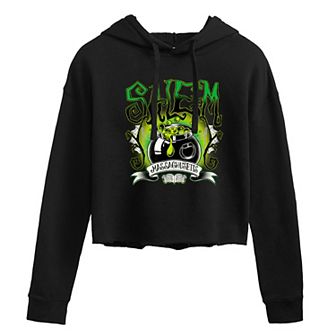 Juniors' Salem Witchy Collegiate Cropped Hoodie