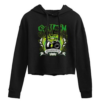 Juniors' Salem Witchy Collegiate Cropped Hoodie