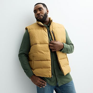 Big & Tall Sonoma Goods For Life® Everyday Long Sleeve Knit Button-Down Shirt