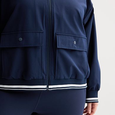 Women's Tek Gear 25.5-In. Woven Bomber With Tipping