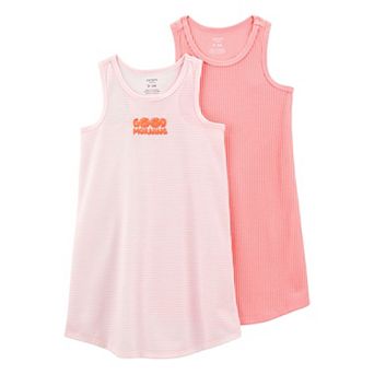 Girls 4-14 Carter's 2-Pack Striped Nightgowns
