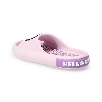 Hello Kitty Little Kids Girls' Lavender Comfort Slides