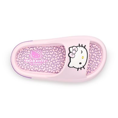 Hello Kitty Little Kids Girls' Lavender Comfort Slides