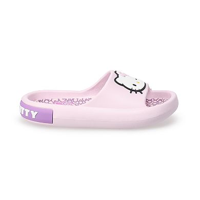 Hello Kitty Little Kids Girls' Lavender Comfort Slides
