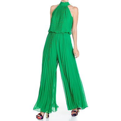 Wild Orchid Pleat Jumpsuit
