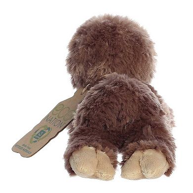 Aurora Small Brown Eco Nation Eco Softies 8" Sloth Eco-friendly Stuffed ...