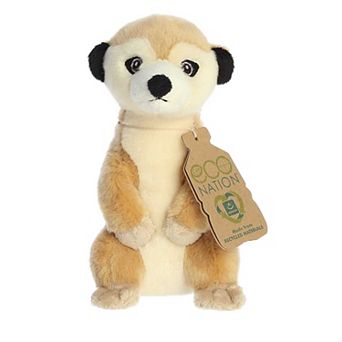 Aurora Small Brown Eco Nation Eco Softies 8" Meerkat Eco-friendly Stuffed Animal