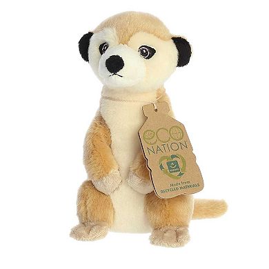 Aurora Small Brown Eco Nation Eco Softies 8" Meerkat Eco-friendly ...