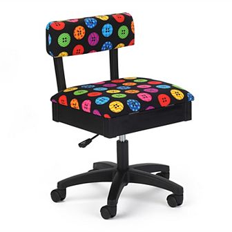 Hydraulic Sewing Chairs: Bright Buttons