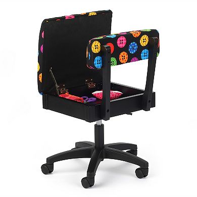 Hydraulic Sewing Chairs: Bright Buttons