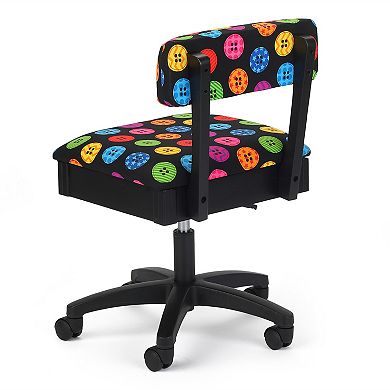 Hydraulic Sewing Chairs: Bright Buttons