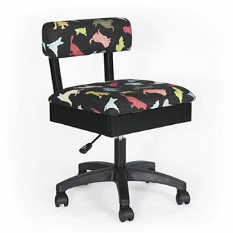 Hydraulic Sewing Chairs: Good Dog! Black