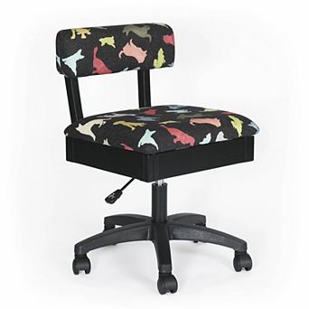 Hydraulic Sewing Chairs: Good Dog! Black