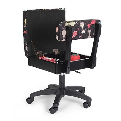 Hydraulic Sewing Chairs: Cat's Meow Black