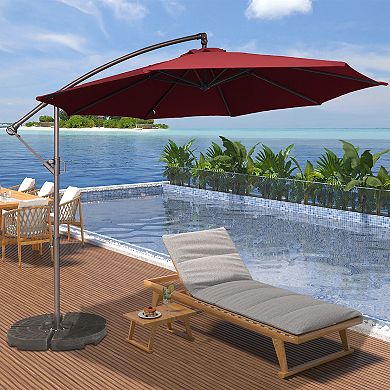 Mondawe 10 Ft Cantilever Patio Offset Umbrella