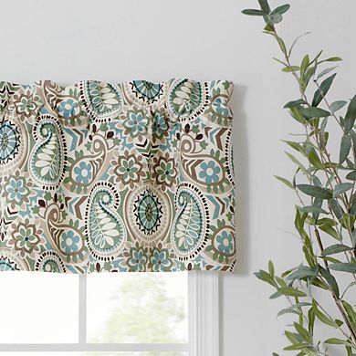 Paisley Prism Tailored 3" Rod Pocket Valances For Windows