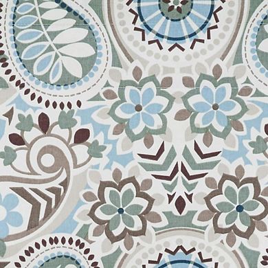 Paisley Prism Tailored 3" Rod Pocket Valances For Windows