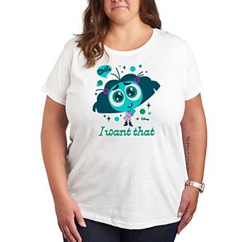 Disney / Pixar's Inside Out 2 Envy Plus Size I Want That Graphic Tee