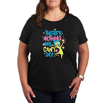 Disney / Pixar's Inside Out 2 Joy Plus Size Nothing We Can't Do Graphic Tee