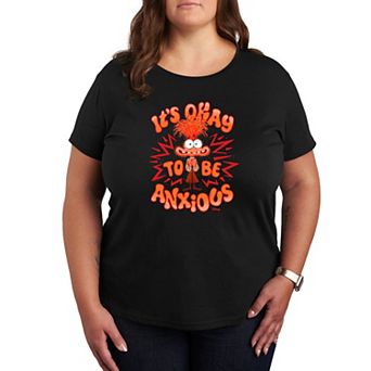 Disney / Pixar's Inside Out 2 Anxiety Plus Size It's Okay Graphic Tee