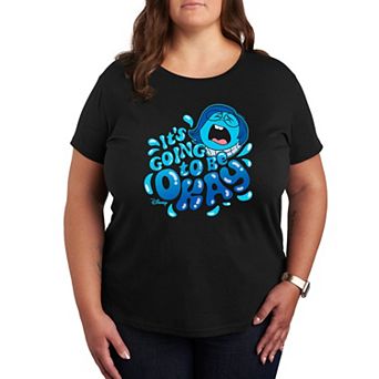 Disney / Pixar's Inside Out 2 Sadness Plus Size It's Going To Be OK Graphic Tee