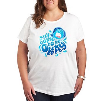 Disney / Pixar's Inside Out 2 Sadness Plus Size It's Going To Be OK Graphic Tee