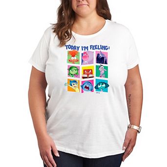 Disney / Pixar's Inside Out 2 Plus Size Today I'm Feeling Graphic Tee