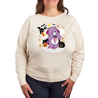 Plus Size Care Bears Halloween French Terry Long Sleeve Tee