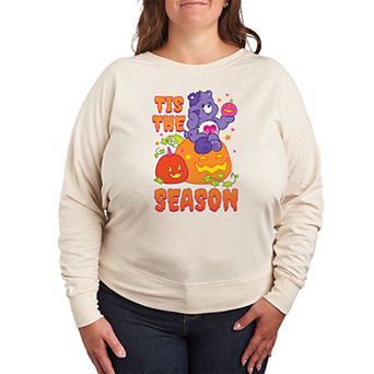Plus Size Care Bears Halloween Tis The Season French Terry Long Sleeve Tee