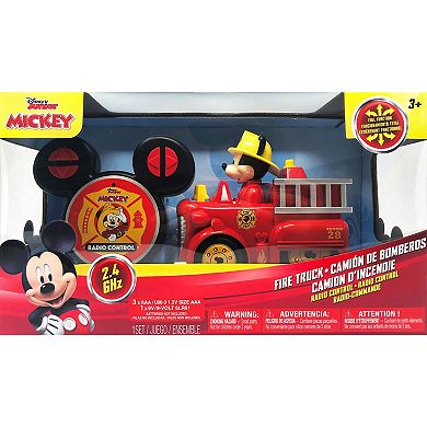 Disney's Mickey Mouse 5.5" Remote Control Firetruck by Jam'n Products