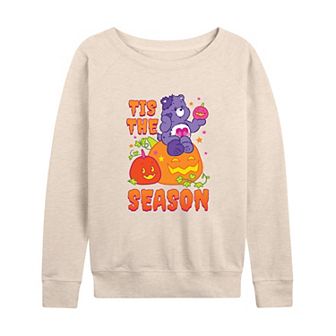 Women's Care Bears Halloween Tis The Season French Terry Long Sleeve Tee